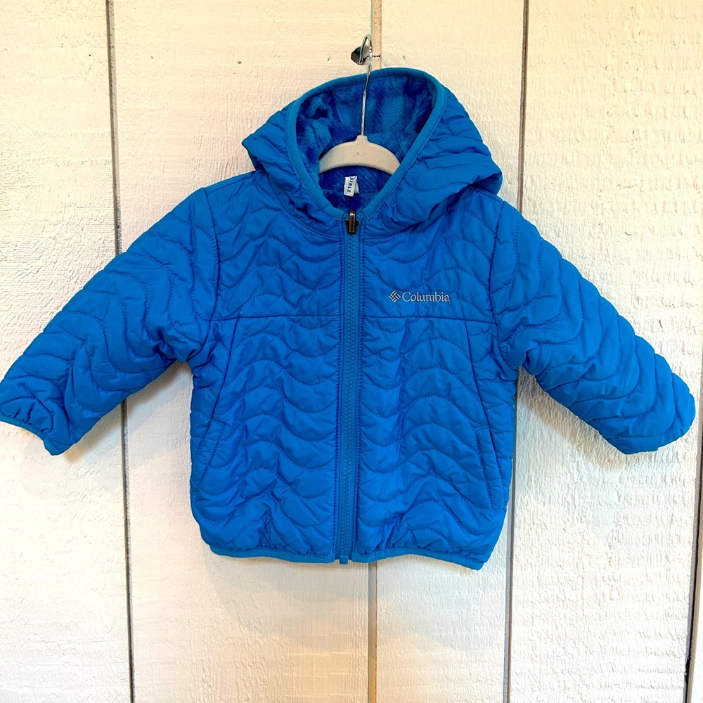 REVERSIBLE! Nylon & Fleece Puffer Jacket